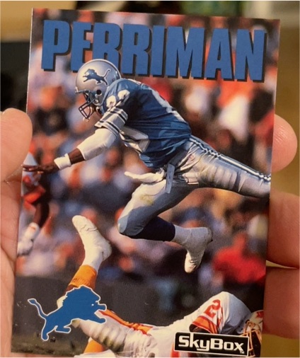 1992 SkyBox Impact #140 Brett Perriman — front