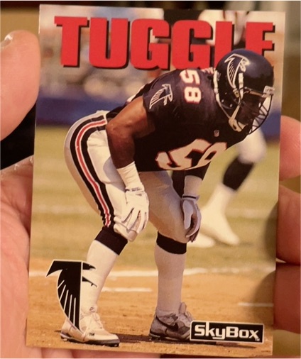 1992 SkyBox Impact #65 Jessie Tuggle — front
