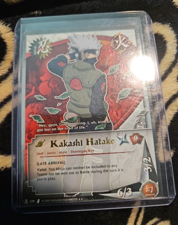 2002 Naruto CCG #109 Kakashi Hatake — front