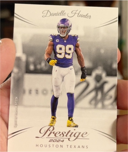2024 Panini Prestige #123 Danielle Hunter — front