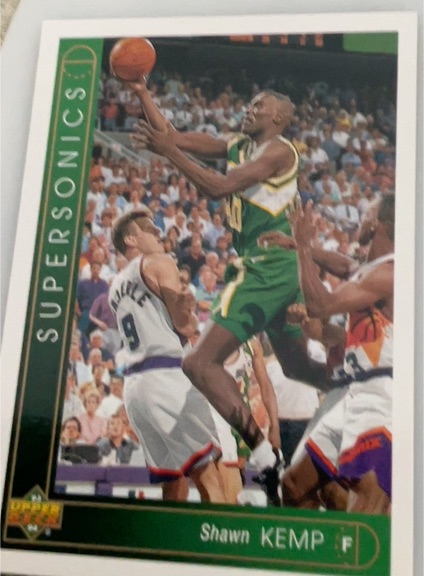 1993-94 Upper Deck #305 Shawn Kemp — front