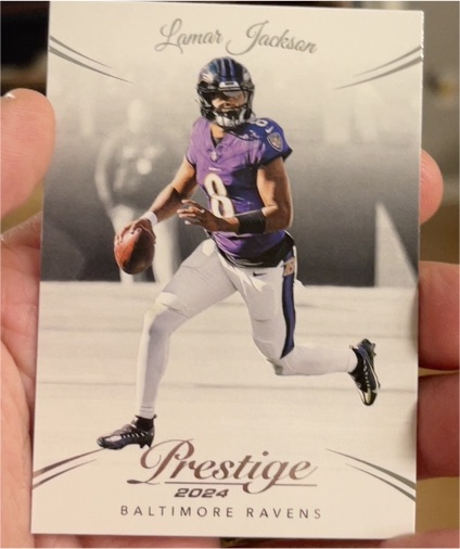 2024 Panini Prestige #20 Lamar Jackson — front