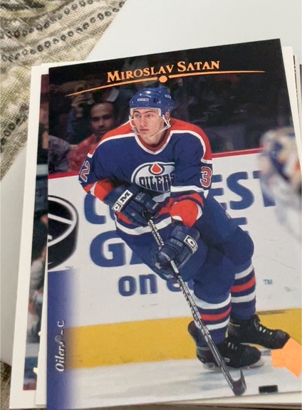 1995-96 Upper Deck #302 Miroslav Satan — front
