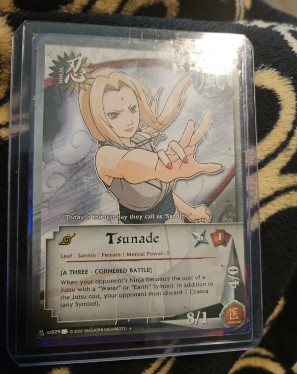 2002 Naruto CCG #US029 Tsunade — front