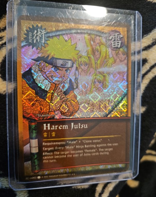 Naruto CCG 2002 us002 Harem Jutsu — front
