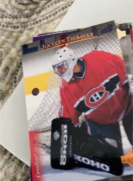 1995-96 Upper Deck #369 Jocelyn Thibault Montreal Canadiens — front