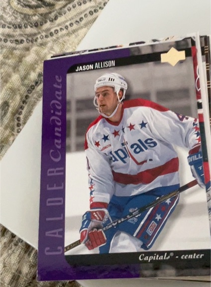 1994-95 Upper Deck #535 Jason Allison — front