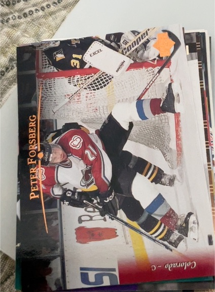 1995-96 Upper Deck #430 Peter Forsberg — front