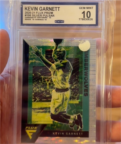 2020-21 Panini Flux Prizm #198 Kevin Garnett — front