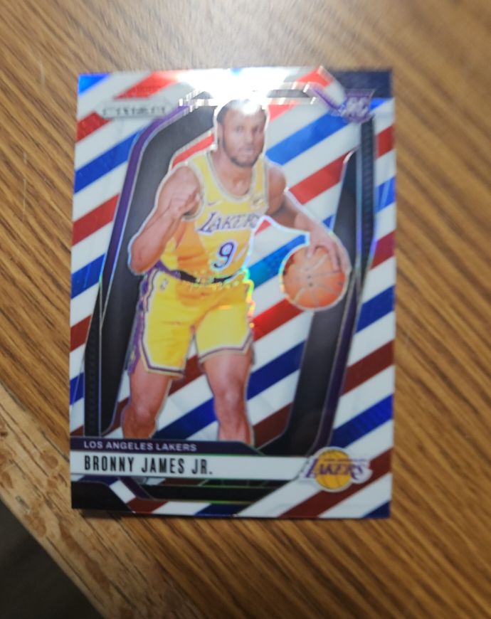 2024-25 Panini Prizm #243 Bronny James Jr. — front