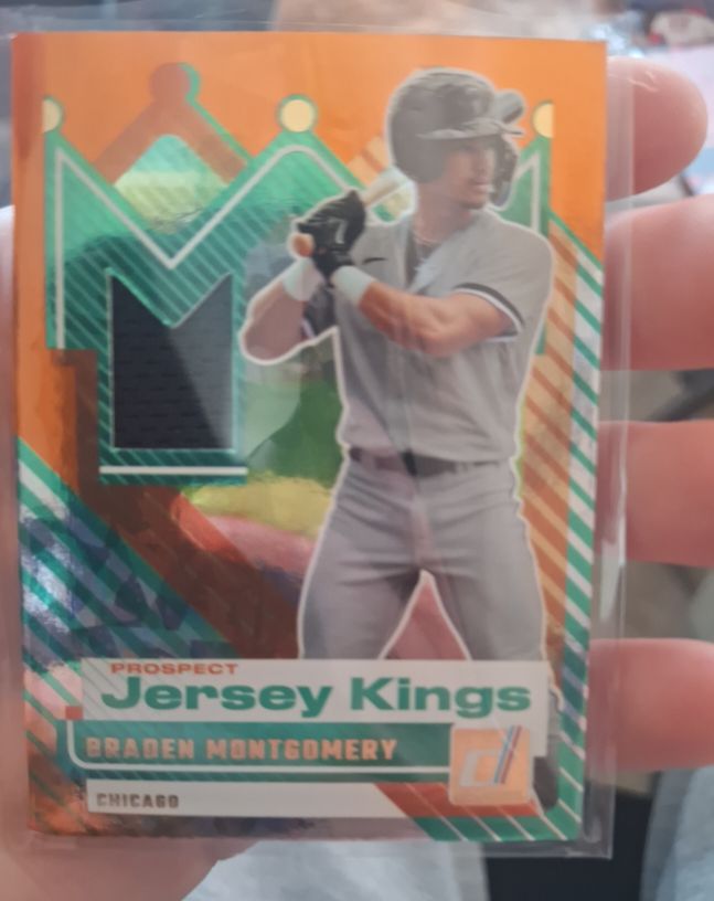 2025 Donruss Prospect Jersey Kings #PJK-BM Braden Montgomery — front