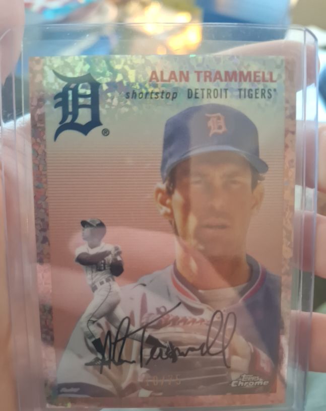 2023 Topps Chrome Platinum Anniversary #490 Alan Trammell — front