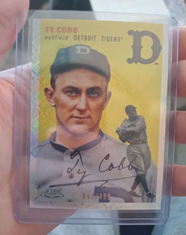 2023 Topps Chrome Platinum Anniversary #464 Ty Cobb — front