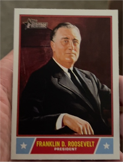 Franklin D. Roosevelt Portrait Card — front