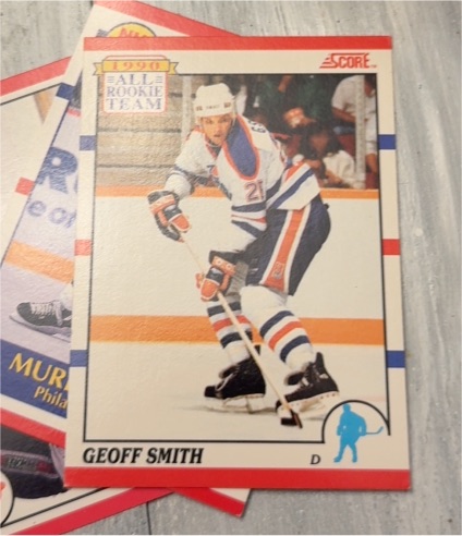 1990-91 Score #329 Geoff Smith — front