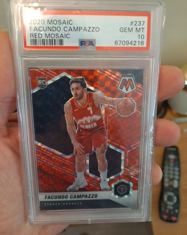 2020 Panini Mosaic #237 Facundo Campazzo — front