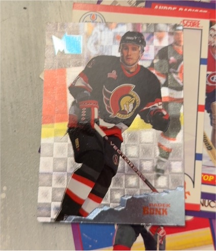 1995-96 Upper Deck Metal #M-6 Radek Bonk — front