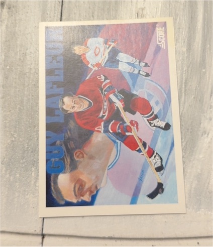 1991-92 Score Canadian Bilingual #291 Guy Lafleur — front