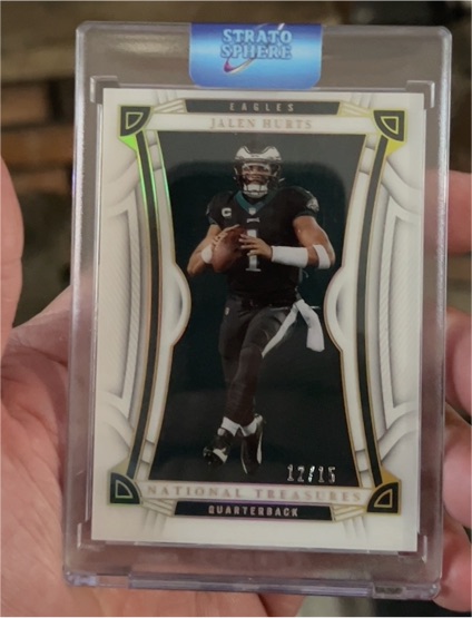 2022 Panini National Treasures #128 Jalen Hurts — front