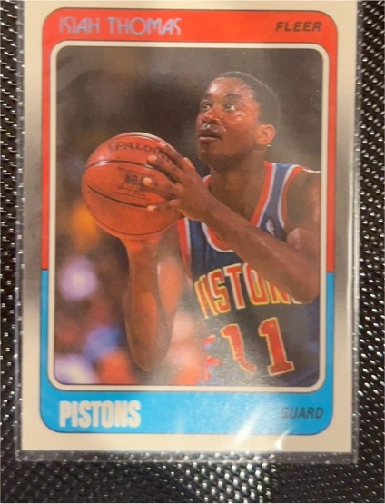 1988-89 Fleer #45 Isiah Thomas — front