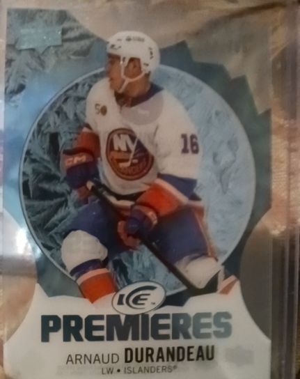 2023-24 Upper Deck Ice Premieres Arnaud Durandeau — front