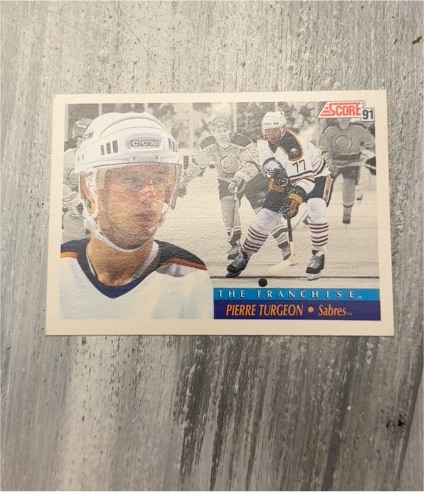 1991-92 Score Canadian #332 Pierre Turgeon - The Franchise — front