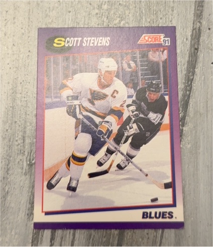 1991-92 Score #63 Scott Stevens — front