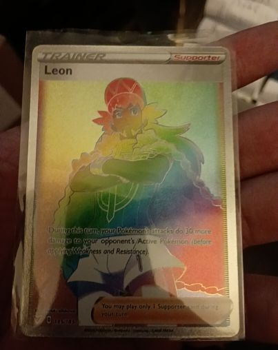 2020 Pokémon Vivid Voltage #195 Leon — front