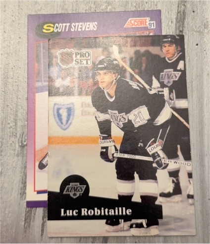 1991-92 Pro Set #95 Luc Robitaille — front