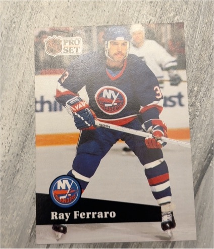 1991 Pro Set #156 Ray Ferraro — front