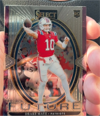 2024 Panini Select #5 Drake Maye Future Rookie Card — front
