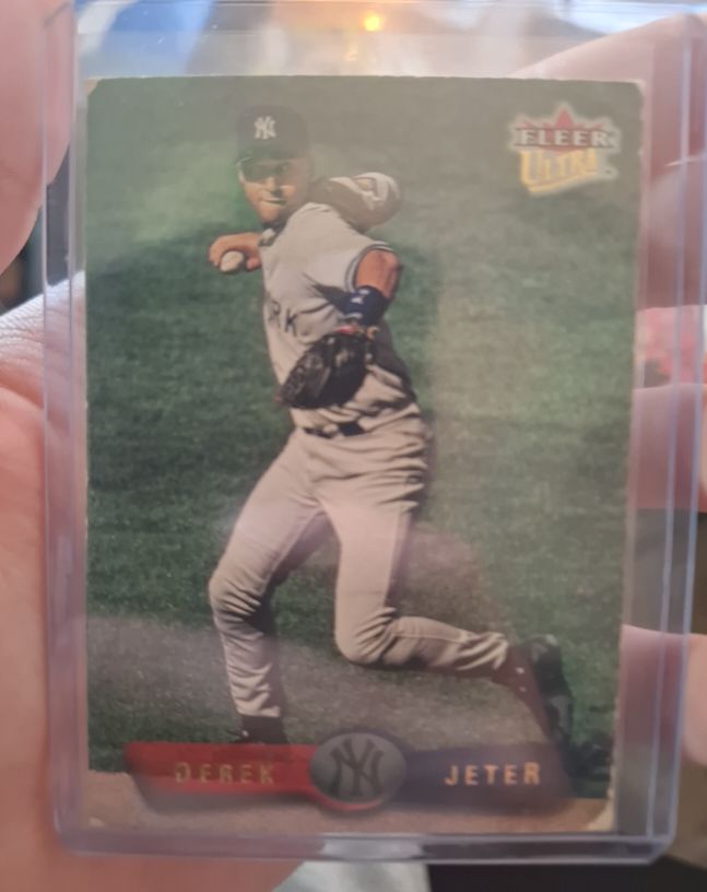 1993 Fleer Ultra #449 Derek Jeter Rookie — front
