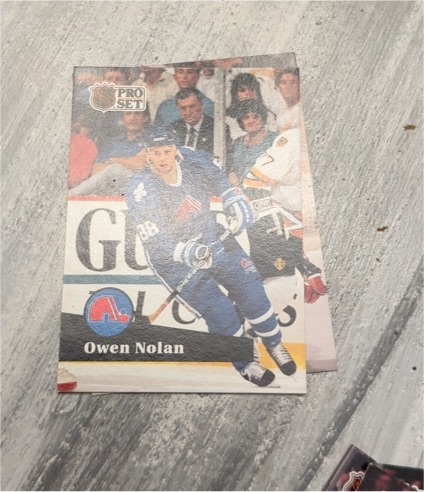 1991-92 Pro Set #196 Owen Nolan — front