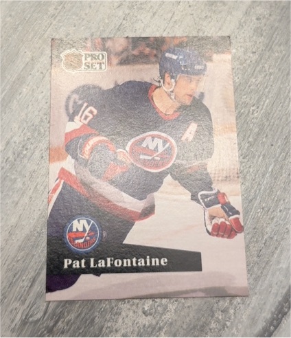 1991 Pro Set #149 Pat LaFontaine — front