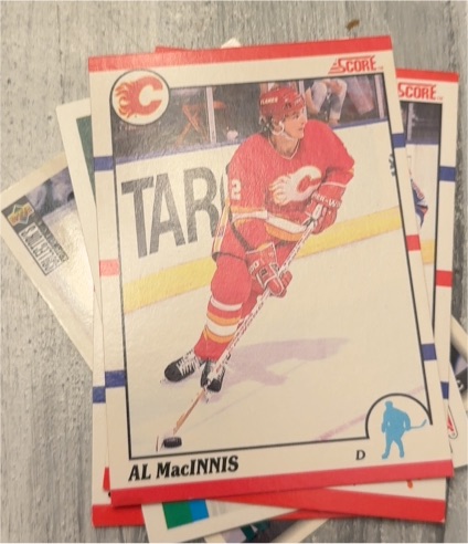 1990-91 Score #5 Al MacInnis — front
