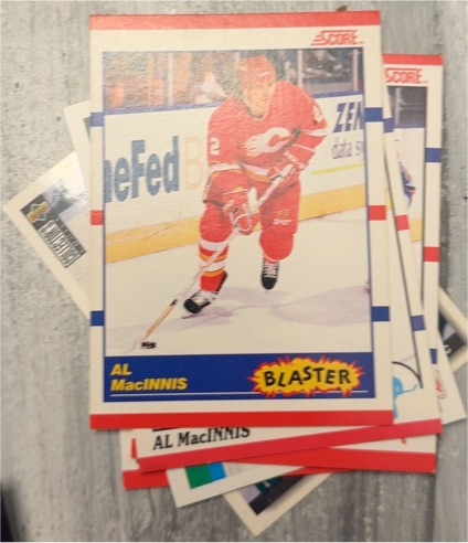 1990-91 Score #335 Al MacInnis — front