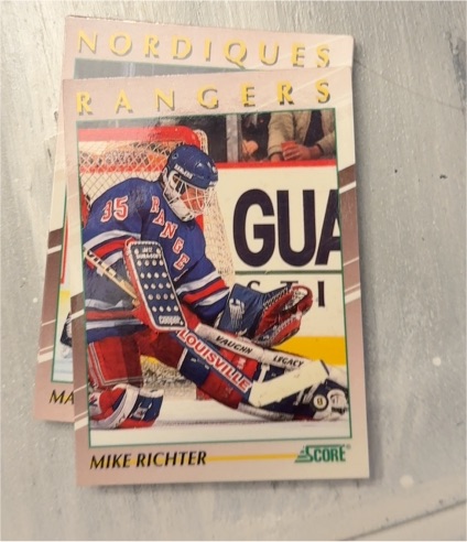 1991-92 Score Young Superstars #2 Mike Richter — front