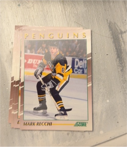 1991-92 Score Young Superstars #22 Mark Recchi — front