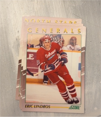 1991-92 Score Young Superstars #30 Eric Lindros — front