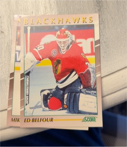 1991-92 Score Young Superstars #32 Ed Belfour — front