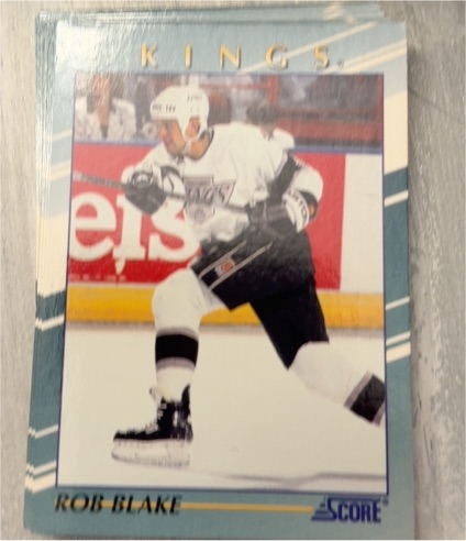1992-93 Score #38 Rob Blake — front