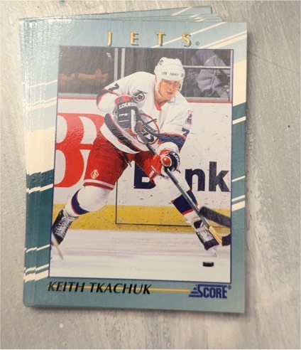 1992-93 Score Young Superstar #29 Keith Tkachuk — front