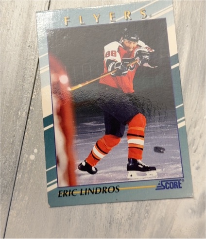 1992-93 Score Young Superstars #1 Eric Lindros — front