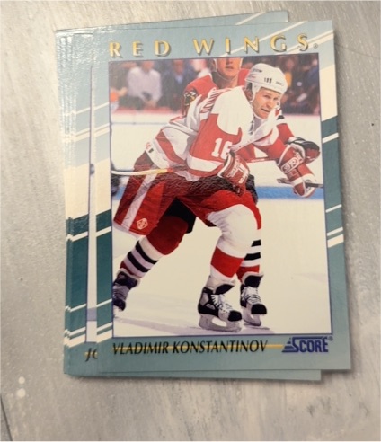 1992-93 Score #251 Vladimir Konstantinov — front