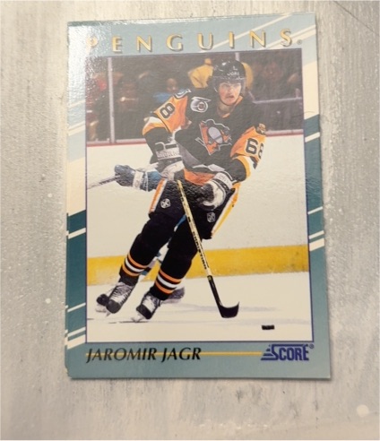 1991 Score #68 Jaromir Jagr — front