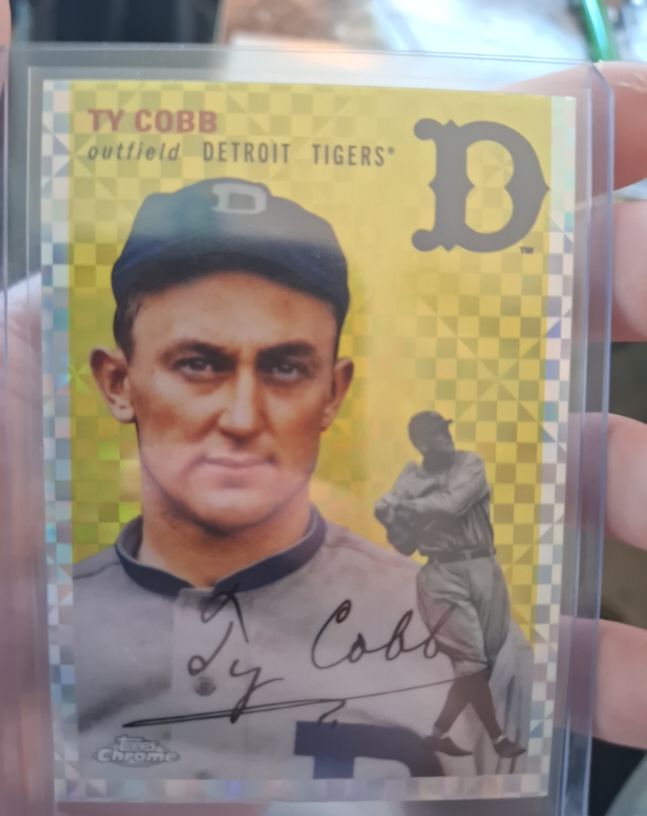 2023 Topps Chrome Platinum Anniversary #464 Ty Cobb — front