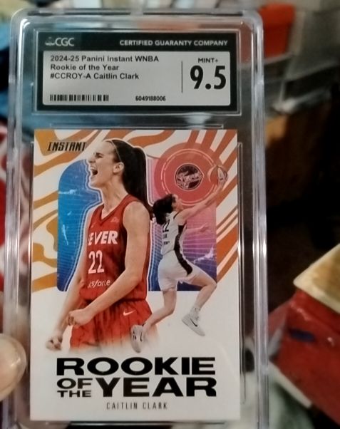 2024-25 Panini Instant WNBA Rookie of the Year #CCROY-A Caitlin Clark — front