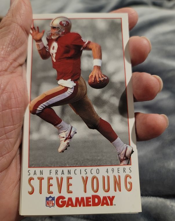 1992 GameDay #220 Steve Young — front