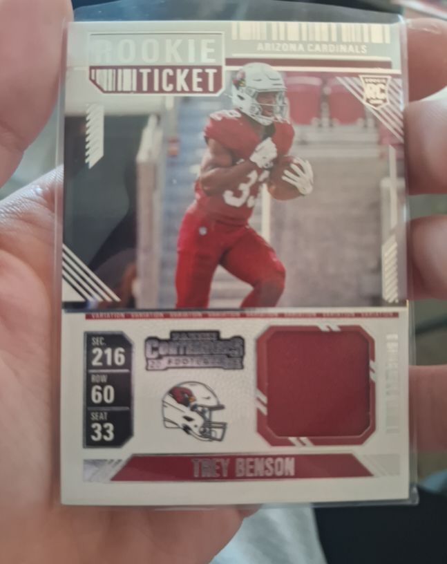 2024 Panini Contenders Rookie Ticket #RTS-TBN Trey Benson — front