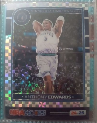 2024-25 Panini NBA Hoops #181 Anthony Edwards — front